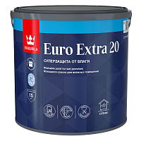 TIKKIVALA (TIKKURILA) EURO EXTRA 20 краска моющаяся, для влажных помещений, п/мат, база A (2,7л)
