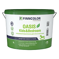 FINNCOLOR OASIS KIDS BEDROOM краска для стен и потолков в сухих помещениях, г-мат, база A (9л)
