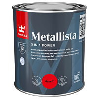 TIKKIVALA (TIKKURILA) METALLISTA краска по ржавчине 3 в 1, глянцевая, база C (0,8л)