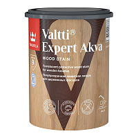 TIKKIVALA (TIKKURILA) VALTTI EXPERT AKVA лазурь высокоэффектив, защитная, п/мат, бесцвет. (0,9л)