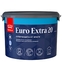 TIKKIVALA (TIKKURILA) EURO EXTRA 20 краска моющаяся, для влажных помещений, п/мат, база C (9л)