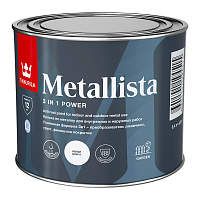 TIKKIVALA (TIKKURILA) METALLISTA краска по ржавчине 3 в 1, глянцевая, база A (0,4л)
