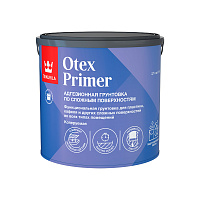 TIKKIVALA (TIKKURILA) OTEX PRIMER грунтовка адгезионная по сложным поверхн, мат, база А (2,7л) TIKKIVALA (TIKKURILA) OTEX PRIMER грунтовка адгезионная по сложным поверхн, мат, база А (2,7л)