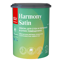 TIKKIVALA (TIKKURILA) HARMONY SATIN (JOKER) краска для стен и потолков акрил, мат, база А (0,9л)