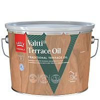 TIKKIVALA (TIKKURILA) VALTTI TERRACE OIL масло для террас и садовой мебели, бесцветный (9л)