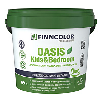 FINNCOLOR OASIS KIDS BEDROOM краска для стен и потолков в сухих помещениях, г-мат, база C (0,9л)