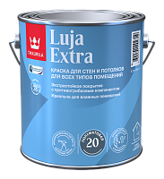 TIKKURILA LUJA EXTRA 20 краска для влажных помещений антигрибковая акриловая п-мат база А (2,7л)
